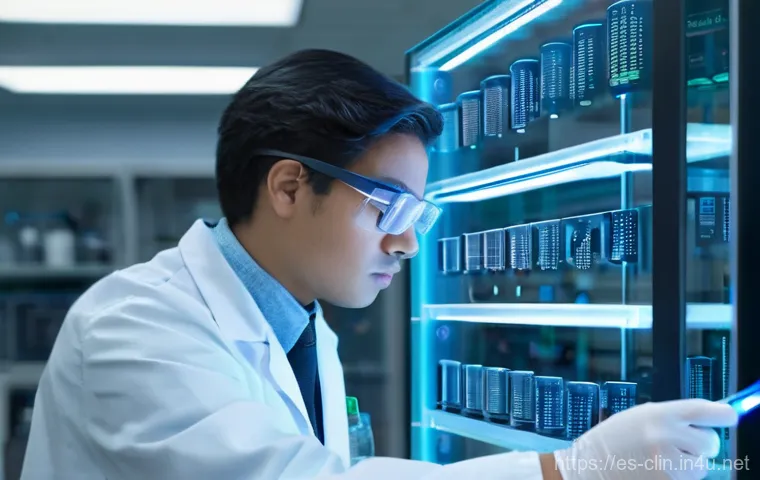 임상병리사 팀워크 강화 방안 - **Prompt 1: Transparent Communication in a Modern Clinical Lab**
A vibrant, medium shot of a div...